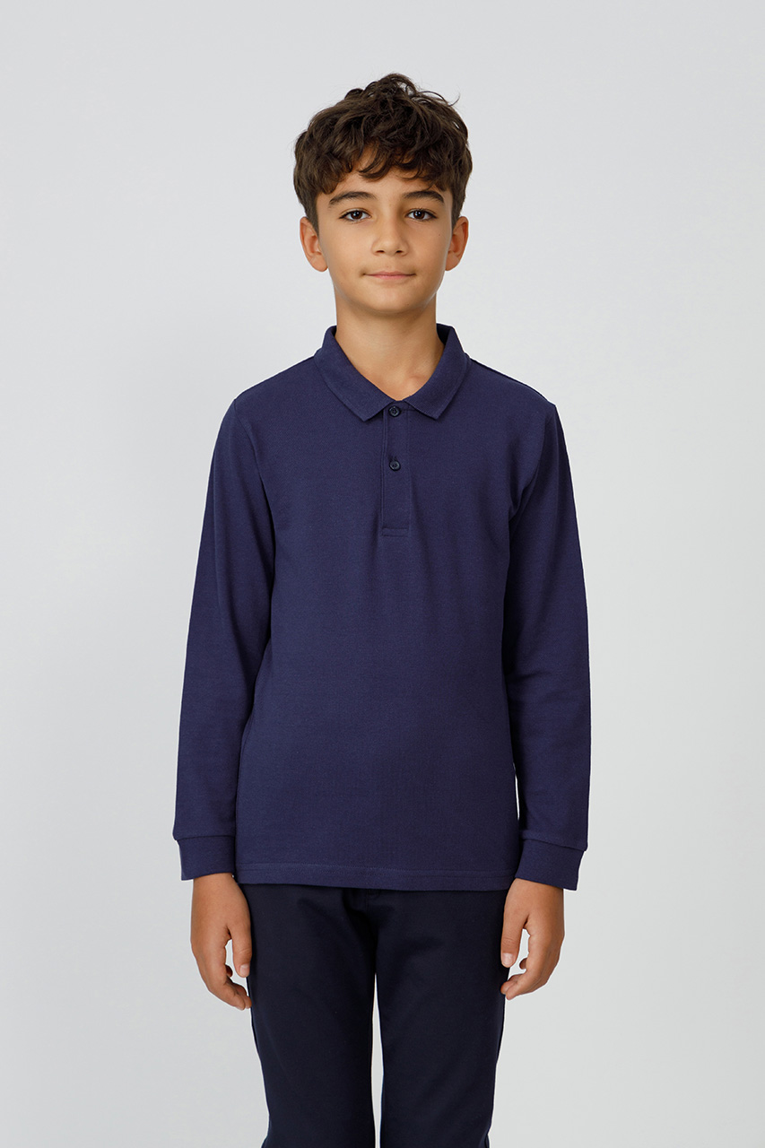 Tricou polo slim copii unisex 998